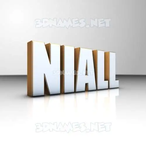niall in White'n'Gold style - 3D name wallpaper niall in White'n'Gold style - 3D name wallpaper