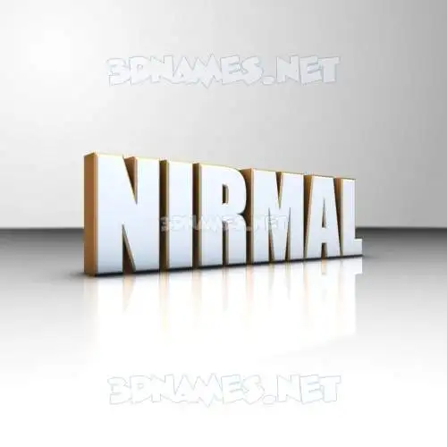 nirmal in White'n'Gold style - 3D name wallpaper nirmal in White'n'Gold style - 3D name wallpaper