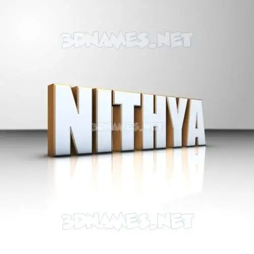 nithya in White'n'Gold style - 3D name wallpaper nithya in White'n'Gold style - 3D name wallpaper