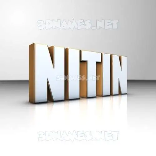 nitin in White'n'Gold style - 3D name wallpaper nitin in White'n'Gold style - 3D name wallpaper