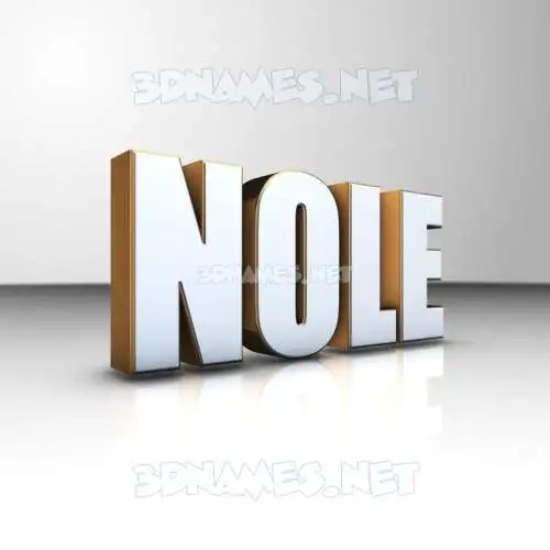 nole in White'n'Gold style - 3D name wallpaper nole in White'n'Gold style - 3D name wallpaper