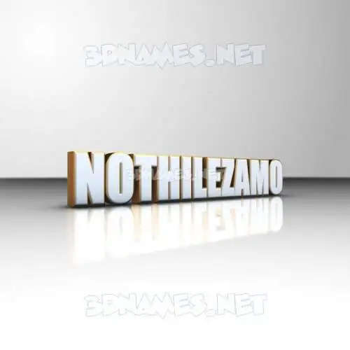 nothilezamo in White'n'Gold style - 3D name wallpaper nothilezamo in White'n'Gold style - 3D name wallpaper
