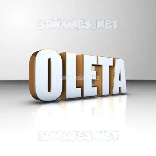 oleta in White'n'Gold style - 3D name wallpaper oleta in White'n'Gold style - 3D name wallpaper