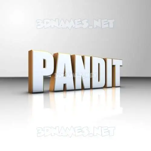 pandit in White'n'Gold style - 3D name wallpaper pandit in White'n'Gold style - 3D name wallpaper