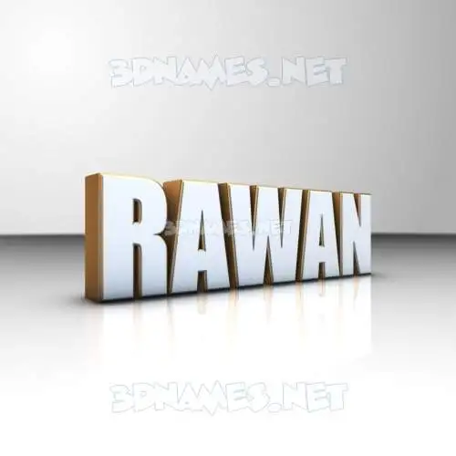 rawan in White'n'Gold style - 3D name wallpaper rawan in White'n'Gold style - 3D name wallpaper