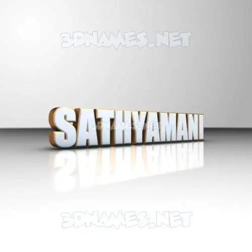 sathyamani in White'n'Gold style - 3D name wallpaper sathyamani in White'n'Gold style - 3D name wallpaper