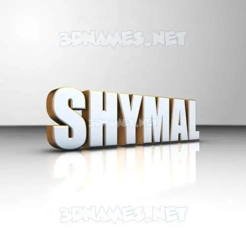 shymal in White'n'Gold style - 3D name wallpaper shymal in White'n'Gold style - 3D name wallpaper