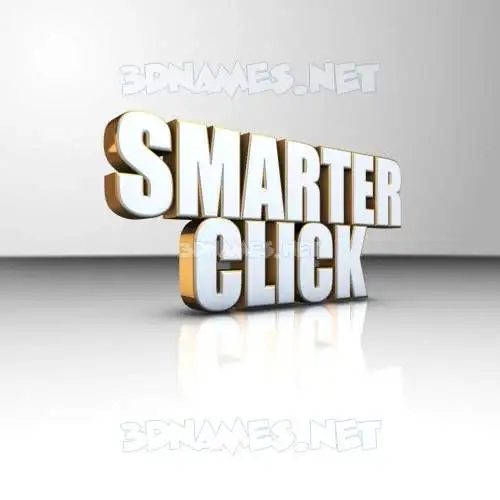 smarter click in White'n'Gold style - 3D name wallpaper smarter click in White'n'Gold style - 3D name wallpaper