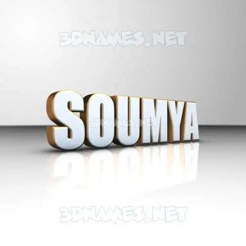 soumya in White'n'Gold style - 3D name wallpaper soumya in White'n'Gold style - 3D name wallpaper