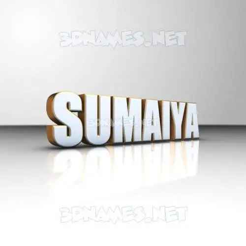 sumaiya in White'n'Gold style - 3D name wallpaper sumaiya in White'n'Gold style - 3D name wallpaper