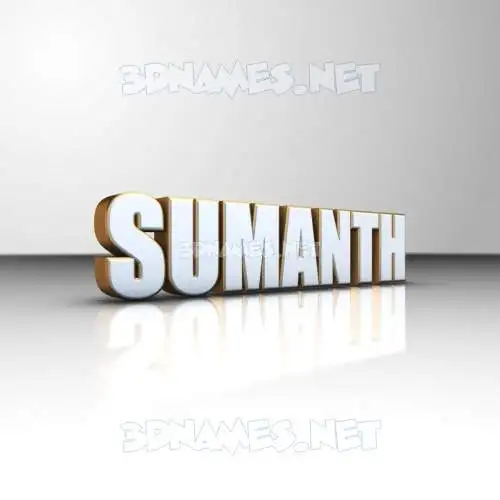 sumanth in White'n'Gold style - 3D name wallpaper sumanth in White'n'Gold style - 3D name wallpaper