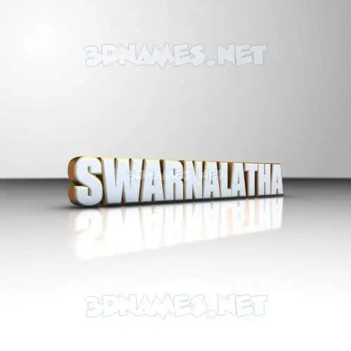 swarnalatha in White'n'Gold style - 3D name wallpaper swarnalatha in White'n'Gold style - 3D name wallpaper