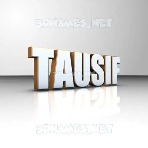 tausif in White'n'Gold style - 3D name wallpaper tausif in White'n'Gold style - 3D name wallpaper