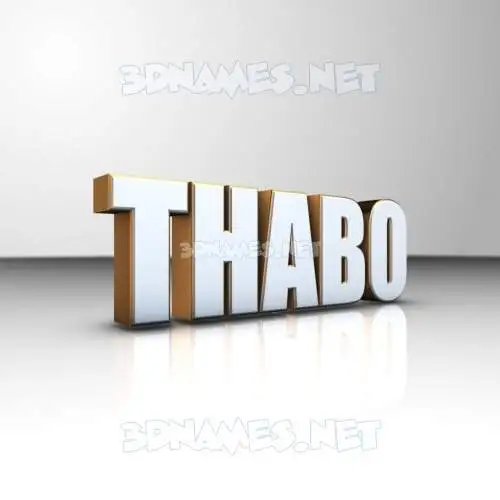 thabo in White'n'Gold style - 3D name wallpaper thabo in White'n'Gold style - 3D name wallpaper