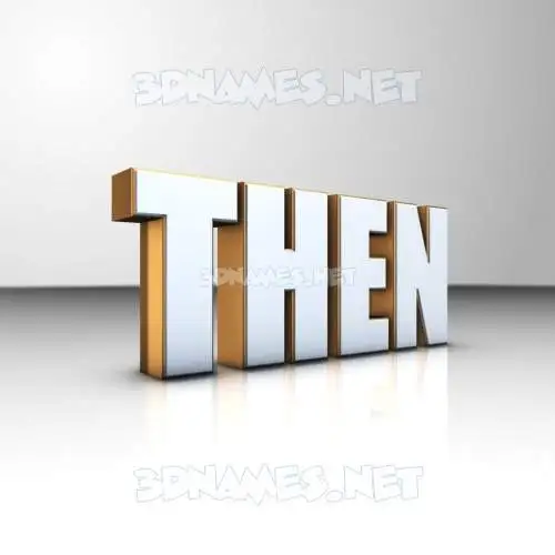 then in White'n'Gold style - 3D name wallpaper then in White'n'Gold style - 3D name wallpaper