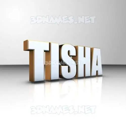 tisha in White'n'Gold style - 3D name wallpaper tisha in White'n'Gold style - 3D name wallpaper