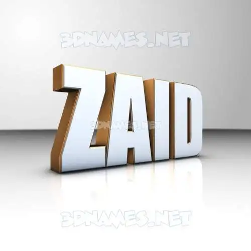 zaid in White'n'Gold style - 3D name wallpaper zaid in White'n'Gold style - 3D name wallpaper