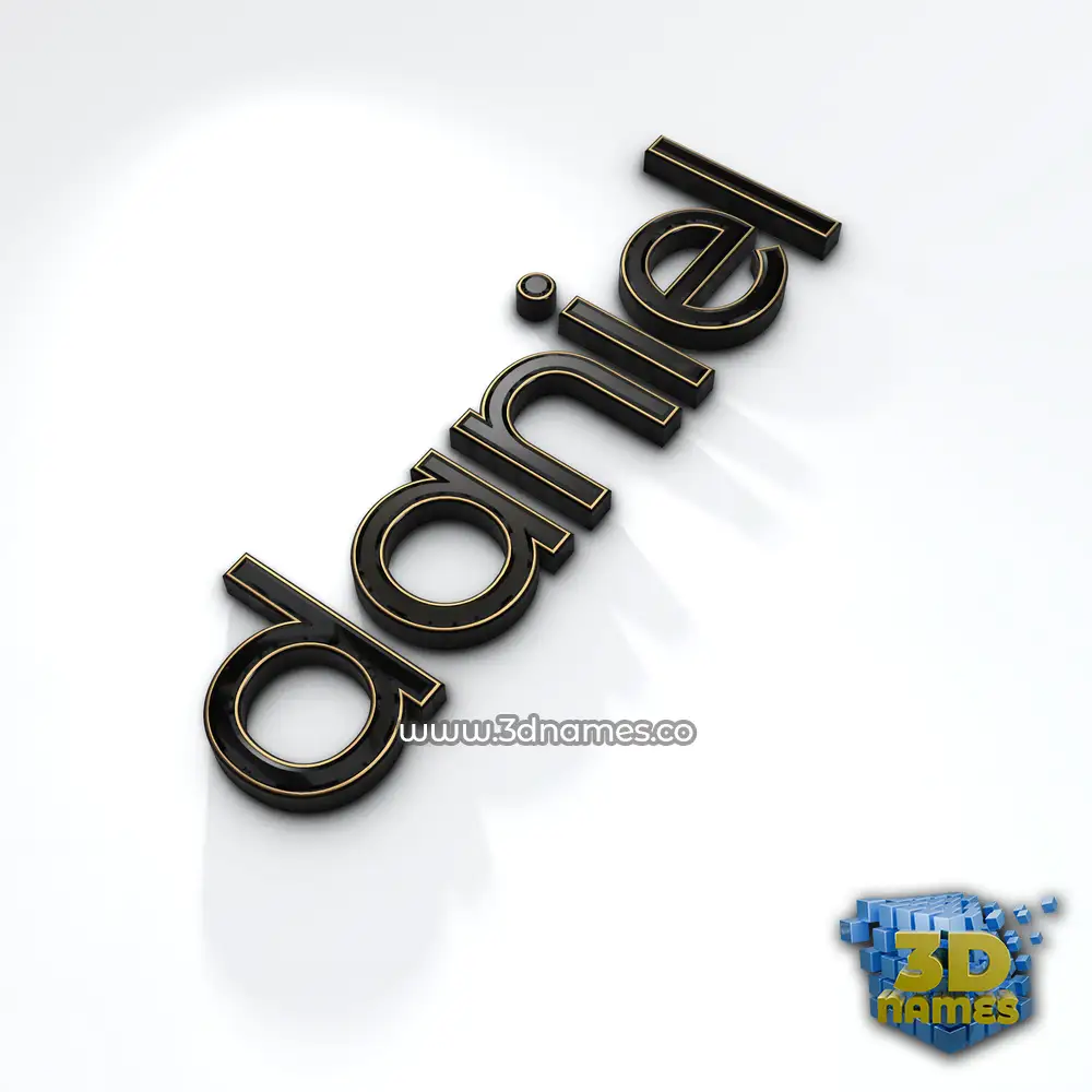 daniel in Black'n'White style - 3D name wallpaper daniel in Black'n'White style - 3D name wallpaper