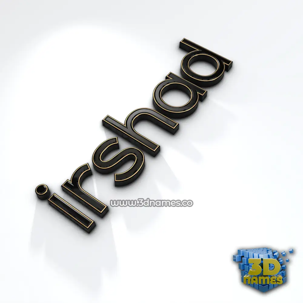 irshad in Black'n'White style - 3D name wallpaper irshad in Black'n'White style - 3D name wallpaper