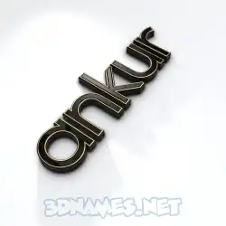 ankur in Black'n'White style - 3D name wallpaper