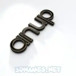 anup in Black'n'White style - 3D name wallpaper