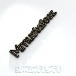 mmustafeez in Black'n'White style - 3D name wallpaper