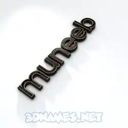 muneeb in Black'n'White style - 3D name wallpaper