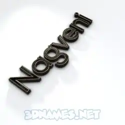 nagveni in Black'n'White style - 3D name wallpaper