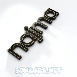 najma in Black'n'White style - 3D name wallpaper