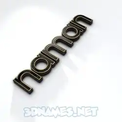 naman in Black'n'White style - 3D name wallpaper