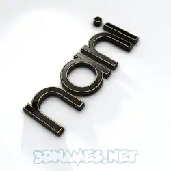 nani in Black'n'White style - 3D name wallpaper
