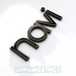 navi in Black'n'White style - 3D name wallpaper