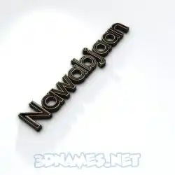 nawabjaan in Black'n'White style - 3D name wallpaper