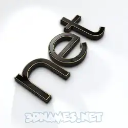 net in Black'n'White style - 3D name wallpaper