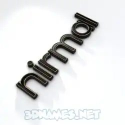 nirmal in Black'n'White style - 3D name wallpaper