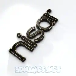 nisar in Black'n'White style - 3D name wallpaper