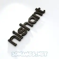 nishant in Black'n'White style - 3D name wallpaper