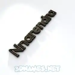 nnarendra in Black'n'White style - 3D name wallpaper
