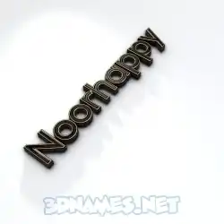 noorhappy in Black'n'White style - 3D name wallpaper