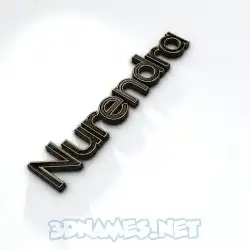 nurendra in Black'n'White style - 3D name wallpaper