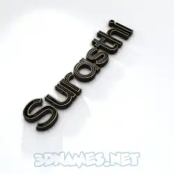 surasthi in Black'n'White style - 3D name wallpaper