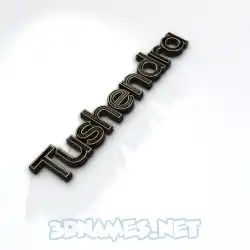 tushendra in Black'n'White style - 3D name wallpaper