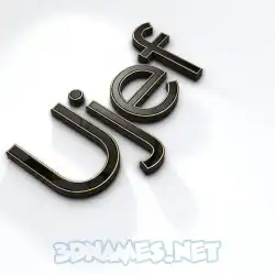 ujef in Black'n'White style - 3D name wallpaper