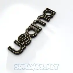 usama in Black'n'White style - 3D name wallpaper