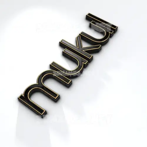 mukul in Black'n'White style - 3D name wallpaper