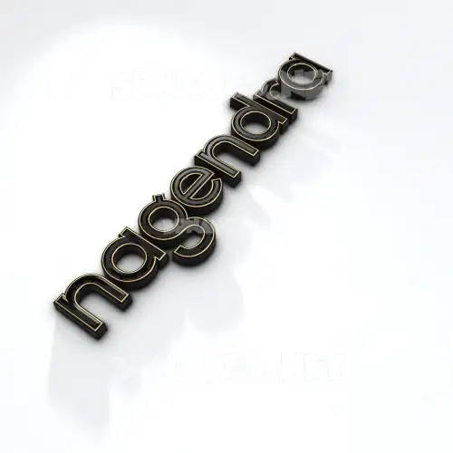 nagendra in Black'n'White style - 3D name wallpaper