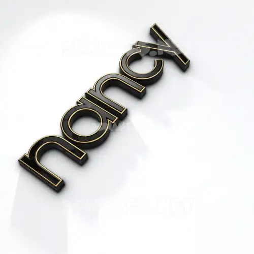 nancy in Black'n'White style - 3D name wallpaper