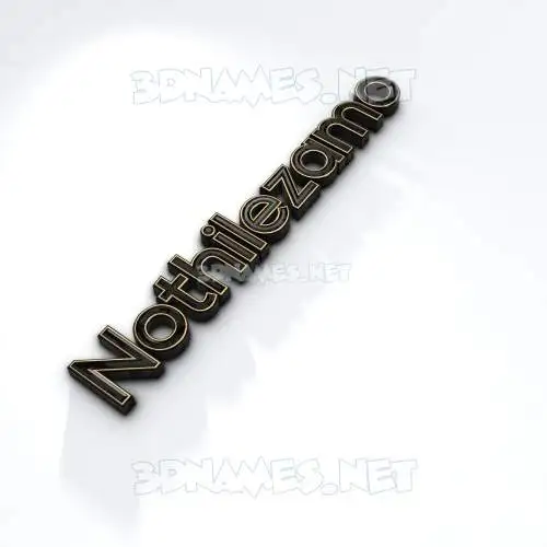 nothilezamo in Black'n'White style - 3D name wallpaper nothilezamo in Black'n'White style - 3D name wallpaper