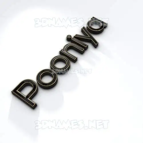 pooniya in Black'n'White style - 3D name wallpaper pooniya in Black'n'White style - 3D name wallpaper