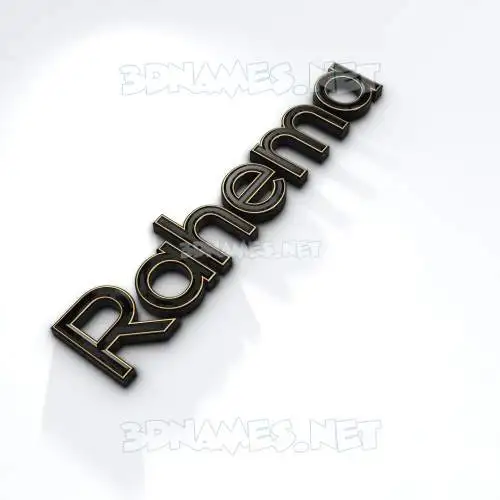 rahema in Black'n'White style - 3D name wallpaper rahema in Black'n'White style - 3D name wallpaper